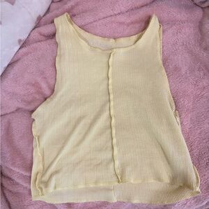 Yellow Sleeveless Top